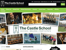 Tablet Screenshot of castleschool.co.uk
